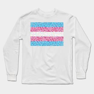 Transgender Flag Long Sleeve T-Shirt